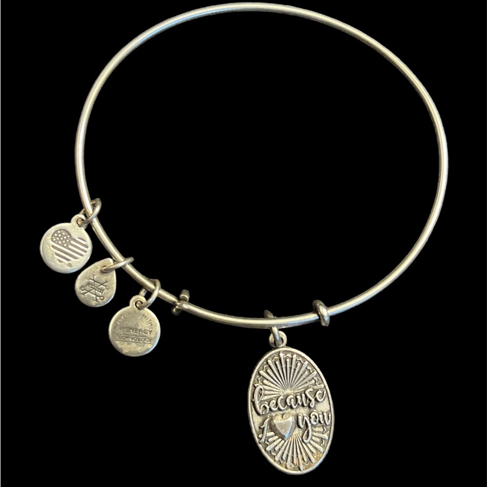 Alex and Ani Because I love You Charm Bracelet